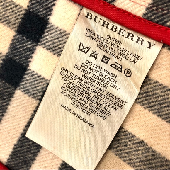 Burberry Brit Wool Duffle Coat- Red Size US 2 - Picture 8 of 8